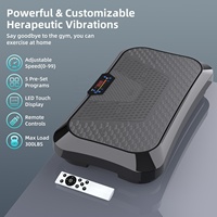 Plateforme vibrante verticale de fitness pour remodelage corporel, 99 niveaux, pour une combustion facile des graisses au quotidien