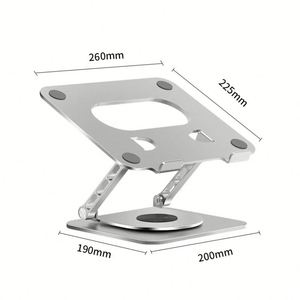 X920 Aluminium <b>Desktop</b> Notebook Display Stand 360° Rotating Foldable Adjustable Laptop <b>Riser</b> New Product - Product Image 1