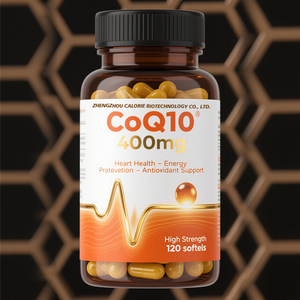 OEM ODM Coenzima <span class=keywords><strong>Q10</strong></span> <span class=keywords><strong>Ubiquinone</strong></span> ad Alta Concentrazione 120 Capsule Softgel per Adulti Fermentazione Naturale Non-OGM e Senza Glutine - Product Image 3