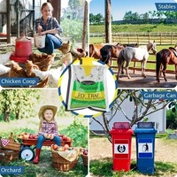 Trampa para Moscas de Exterior, Reutilizable, Red Colgante para Granjas Agrícolas y Huertos, Solución Profesional para el Control de Plagas, Personalizable