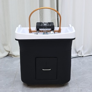 Yeni teknoloji <span class=keywords><strong>2025</strong></span> mobil terapi Spa saç yıkama kafa Spa şampuan Salon ekipmanları için çanaklar - Product Image 5