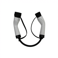 Câble de recharge portable pour VE Type 2 vers Type 1 3,5 kW 22 kW 16 A 32 A 5 m 7 m IP55 CE pour véhicule électrique, maison, garage