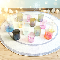 Vente en gros d'appareils de sonothérapie, bol chantant en cristal 432 Hz, bol de méditation en quartz personnalisé, instrument de guérison sonore
