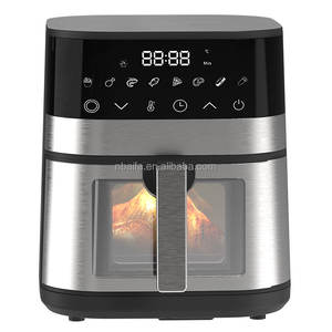 Aifa <span class=keywords><strong>2</strong></span> due elemento riscaldante superiore inferiore doppio riscaldatore digitale friggitrice ad aria 6.5L 7L 8L 9L 10L Smart doppio riscaldamento in acciaio pieno friggitrice ad aria - Product Image 5