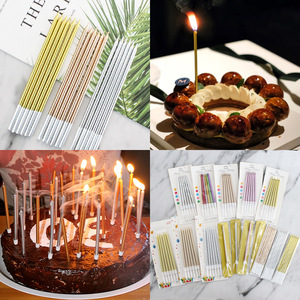 Birthday <b>Candles</b> <b>Stick</b> Cylindrical Paraffin Single Wick Birthday Party Use - Product Image 5