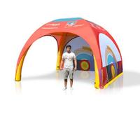Meilleur panneau publicitaire gonflable portable en PVC, imperméable, résistant aux intempéries, durable, coupe-vent, double couche, multicolore, résistant au soleil