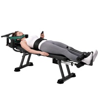 Banc d'étirement électrique pour le dos et le cou, appareil de bien-être à domicile pour l'alignement de la posture, machine ajustable pour le corps entier