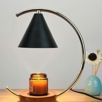 Lampe à bougie aromatique de chevet romantique, à intensité variable, en forme de lune, style nordique rétro, pour vente en gros