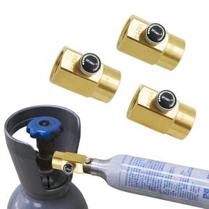 CGA320/W21.8 Mini adaptateur de recharge de CO2 <span class=keywords><strong>bouteille</strong></span> de soda domestique <span class=keywords><strong>bouteille</strong></span> d'eau de soda cartouches de connecteur de remplissage de CO2 avec broche RVP - Product Image 2