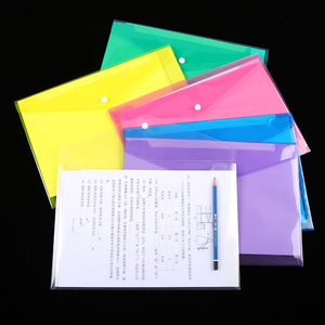 Bolsa para archivadores <span class=keywords><strong>A4</strong></span> de plástico transparente al por mayor, suministros de oficina, organizador de portadocumentos con logotipo personalizado - Product Image 5