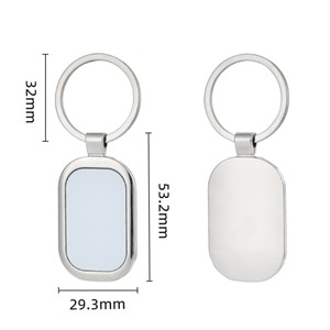 Thăng Hoa Khoảng Trống Móc Khóa Kim Loại Mở Chai Chuyển Trái Tim Nhôm Bề Mặt Mịn Keychain Vòng Chìa Khóa Cho Quà Tặng Sinh Nhật - Product Image 5