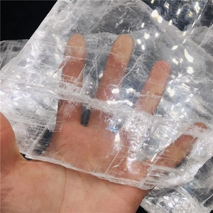 Rough Natural Clear Gypsum Selenite Slice Crystal Slab <strong>Mineral</strong> for Healing - Product Image 2
