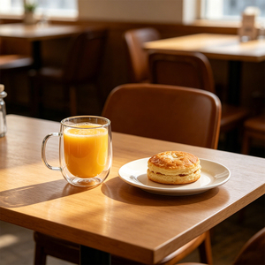 Taza <span class=keywords><strong>de</strong></span> Café <span class=keywords><strong>de</strong></span> Vidrio <span class=keywords><strong>de</strong></span> Fábrica CnGlass, Taza <span class=keywords><strong>de</strong></span> Capuchino <span class=keywords><strong>de</strong></span> Vidrio <span class=keywords><strong>de</strong></span> Borosilicato <span class=keywords><strong>de</strong></span> Doble Pared Hecha a Mano <span class=keywords><strong>de</strong></span> Alta Calidad con Asa para Té - Product Image 2