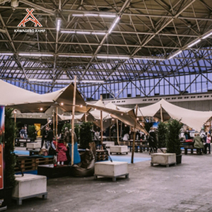 Tenda Kawagebo Kamp (KK) 26' <span class=keywords><strong>X</strong></span> 18' in Poliestere 44 ㎡   Tende Elastiche Impermeabili in PVC per Eventi Familiari e Fiere Commerciali da 17-22 Persone - Product Image 6