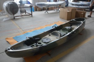 Woowave Factory <span class=keywords><strong>Kayak</strong></span> de pêche vert armée de qualité supérieure pour bateau pour deux personnes avec kayaks tandem à pagaie - Product Image 4