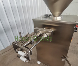 El relleno automático neumático más <span class=keywords><strong>barato</strong></span> Embutidora eléctrica Máquina de rollo de salchicha de carne alemana para hacer salchichas - Product Image 6