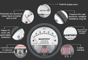 Manometro per Auto a Risposta Rapida e Minima Deriva, Misurazione Affidabile, Manometro Differenziale di Fabbrica - Product Image 6