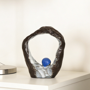 Accessoires de bureau en céramique faits à la main, artisanaux, modernes, pour salon, autres décorations de luxe pour la maison - Product Image 3