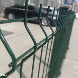 חם מכירה 3d מעוגל רשת רשת לוח גדר אבקת מצופה גדר גן עם אפרסק לאחר גידור אפרסק דוגל & שערים - Product Image 2