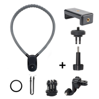 Accessoire Kitway Sangle de cou Support de rotation magnétique pour caméra GoPro Téléphone portable Action Sports Kitway Accessoire en plastique