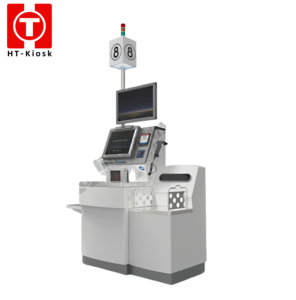 21,5 pulgadas pantalla táctil restaurante Punto de Venta <span class=keywords><strong>Terminal</strong></span> Self Check Out Kiosco lector de tarjetas impresora teléfono - Product Image 5