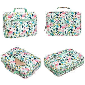 Bolsa Organizadora de Biblia de Gran Capacidad con Logotipo Personalizado OEM, Bolso con Cierre y Asa, Funda Protectora para Iglesia, Viajes y Comunión - Product Image 1