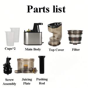 Exprimidor de Frutas Eléctrico Automático para el Hogar, Mezclador, Separador de Jugo y Residuos, Extractor - Product Image 5