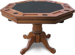 <span class=keywords><strong>Tavolo</strong></span> da 48 pollici con piedistallo in legno duro <span class=keywords><strong>salvaspazio</strong></span> con intarsio, necessario, <span class=keywords><strong>tavolo</strong></span> da biliardo in rovere 3-in-1 - Product Image 3