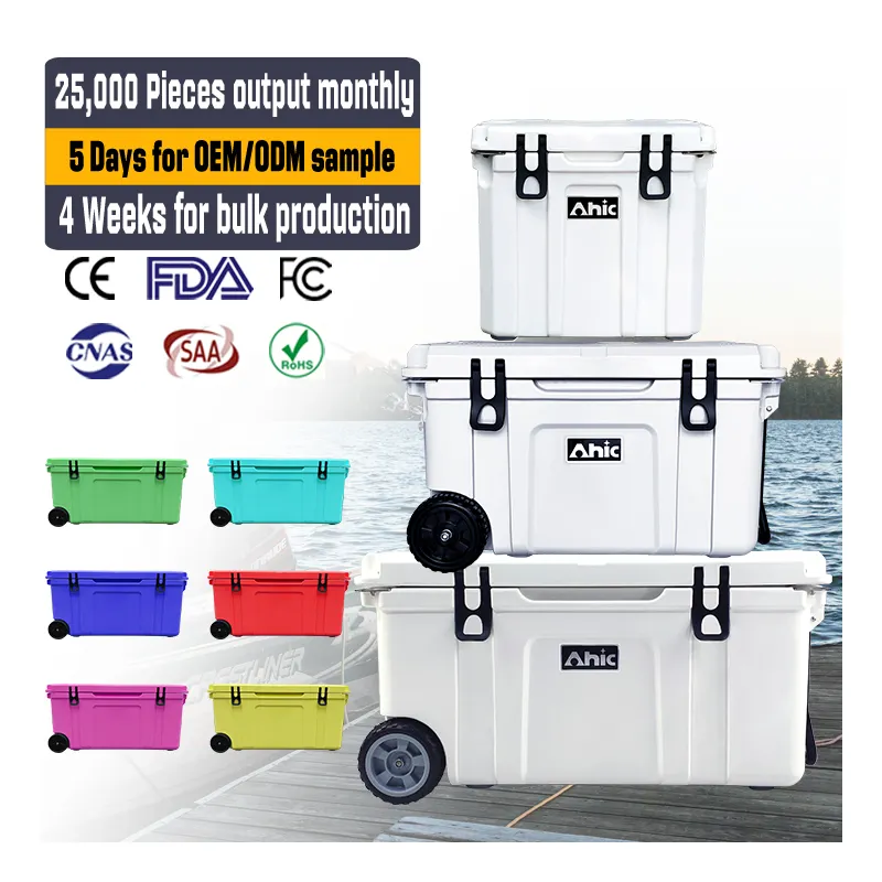 120 quart New arrival 2023 golf ice chest large fishing cooler box