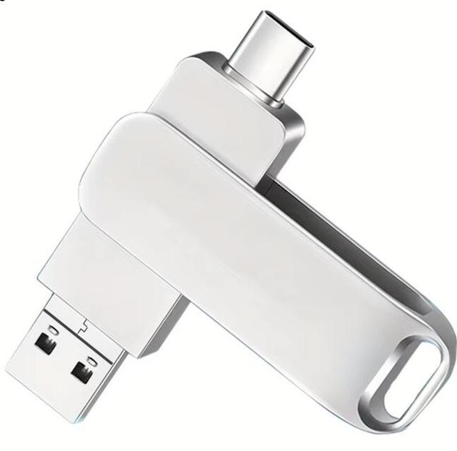 Portable High-Speed 3.0 2.0 USB Flash Drive Type-C External 128GB to 1TB SSD Metal 8GB 16GB 64GB Capacities for Phones Gift Idea