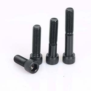 Black Pan Head <b>Screws</b> Metric Carbon Steel Class 8.8 Coarse Thread 10mm Cap Diameter - Product Image 6