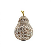 Creatief goudgekleurd lijnen-parelhars ecologisch verantwoorde levensechte licht luxe high-end woonkamer tafeldecoratie ornament ambacht