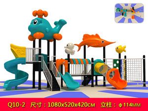 Meilleures ventes Boke Q10-2 Toboggan en plastique d'extérieur pour les aires de jeux pour enfants et les centres commerciaux >500KG Capacité 10-20 passagers - Product Image 3