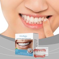 Solution de prothèse complète flexible de nouvelle génération pour la couverture de prothèse dentaire de fausses dents placage de blanchiment des dents pour un sourire confiant parfait