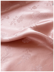 Heavy Weight Woven <b>Silk</b> Luo Fabric Butterfly Floral Openwork Jacquard Hollow Mulberry <b>Silk</b> Multi Color Hanfu Qipao Textile - Product Image 4