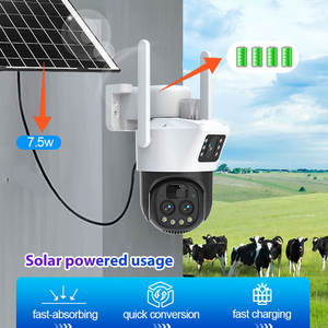 V380pro 4G tarjeta SIM cámara de seguridad solar 10X Zoom hogar HD 6MP 3K al aire libre CCTV inalámbrico WiFi Red Remota Fullcolor PTZ Cámara - Product Image 3