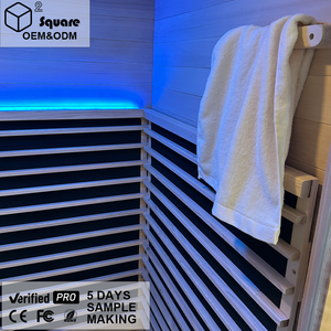 A basso prezzo moderno Canadian Hemlock legno massello <span class=keywords><strong>Sauna</strong></span> secca 1 persona al coperto lontano infrarosso Villa <span class=keywords><strong>palestra</strong></span> stanza <span class=keywords><strong>Sauna</strong></span> - Product Image 6