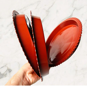 Plateau en plastique à bords dentelés 260, base de pot de fleurs en plastique, plateau de récupération d'eau, base mobile, support de pot de fleurs, pot de fleurs - Product Image 1