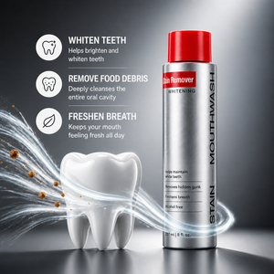 <span class=keywords><strong>Enjuague</strong></span> <span class=keywords><strong>Bucal</strong></span> Más Vendido 237ml, Eliminación de Manchas, Blanqueamiento Dental, Aliento Fresco, 0.08% HP, con HAP Añadido - Product Image 2