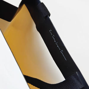 Sacs shopping en carton de luxe personnalisés avec logo, sacs cadeaux de luxe avec rubans pour vêtements, personnalisables avec votre logo - Product Image 4