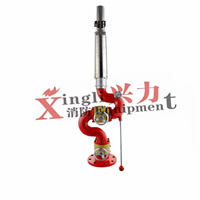 Pistolet de pulvérisation incendie fixe Xingli XL-FM de haute qualité DN100 en acier et laiton, moniteur d'eau incendie PL60, moniteur de mousse