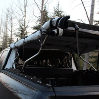 Bâche de benne souple rétractable 4x4 tout-terrain étanche pour pick-up, pliable avec fermeture éclair et fenêtres pour Hilux NP300 F150