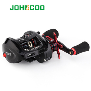 Carrete <span class=keywords><strong>de</strong></span> lanzamiento <span class=keywords><strong>de</strong></span> cebo JOHNCOO juego grande agua salada pesca iluminación <span class=keywords><strong>de</strong></span> bobina peso - Product Image 2