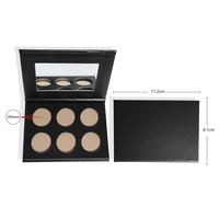 Palette de fards à paupières à prix compétitif, marque privée, hautement pigmentée, cosmétiques végétaliens bon marché, palette de fards à paupières personnalisée