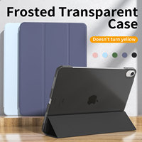 Vente chaude étui pour tablette PC translucide avec couverture en cuir PU pour iPad Air 13 pouces (M2) 2024