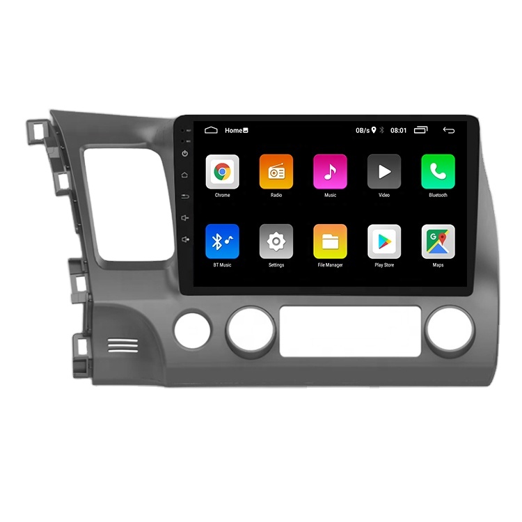 Double Din Car Stereo with Cd Player Car Radio 1 Din Dsp Cd Player for Car 10 Inch Android Auto Radio