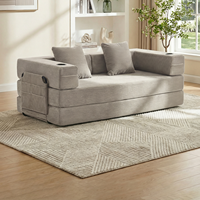 USA Lager Kostenloser Versand Multifunktionales Modernes Wohnzimmer-Sofa Komprimiertes Modulares Ecksofa