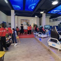 Simulateur de conduite automobile d'intérieur Easy Vr Equipment Drive Star avec châssis de formation à la conduite par apprentissage automatique