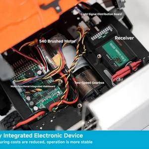 1:14 Scale KABOLITE K5701 4WD RC Tractor <b>Truck</b> Electric Dump Trialer Car 4X4 RTR 540 Brush Motor Alloy Metal FlySky 2.4G <b>Remote</b> - Product Image 6