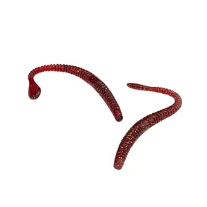 Portable Bait Device Earthworm Red Worm Bait Clip Rubber Bait Bands for  Fishing Bloodworm Lure Granulator Baits Elastic Band - AliExpress